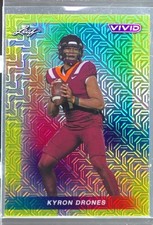 2024 Leaf Vivid Kyron Drones Mojo Yellow /10 #66