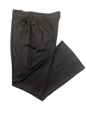 St. John Brown 53% Wool 44% Viscose 3% Spandex Pants Size 14 Made in USA