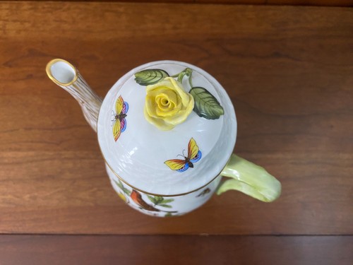 Herend Hungary "Rothschild Birds" demitasse /espresso coffee service for 8, MINT - Picture 22 of 24