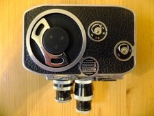 BOLEX SWISS B8L 8MM M-CAMERA  KERN YVAR 13MM 1:1.9 AR YVAR 36MM 1:2.8 /MINTY