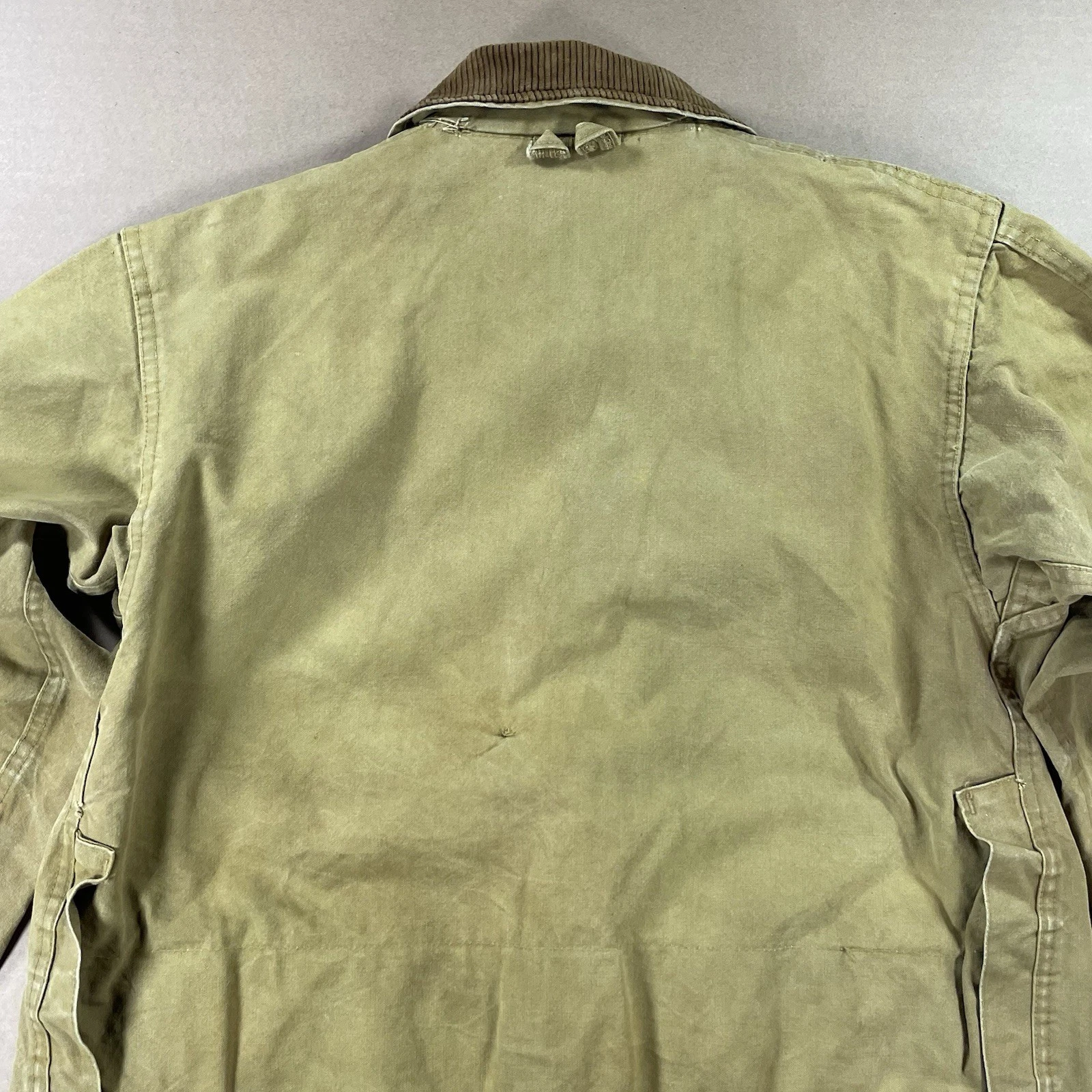 Vtg 60s Bullseye Bill Hunting Jacket Tan Duck Canvas - Mens L - like carhartt - product detail image 10