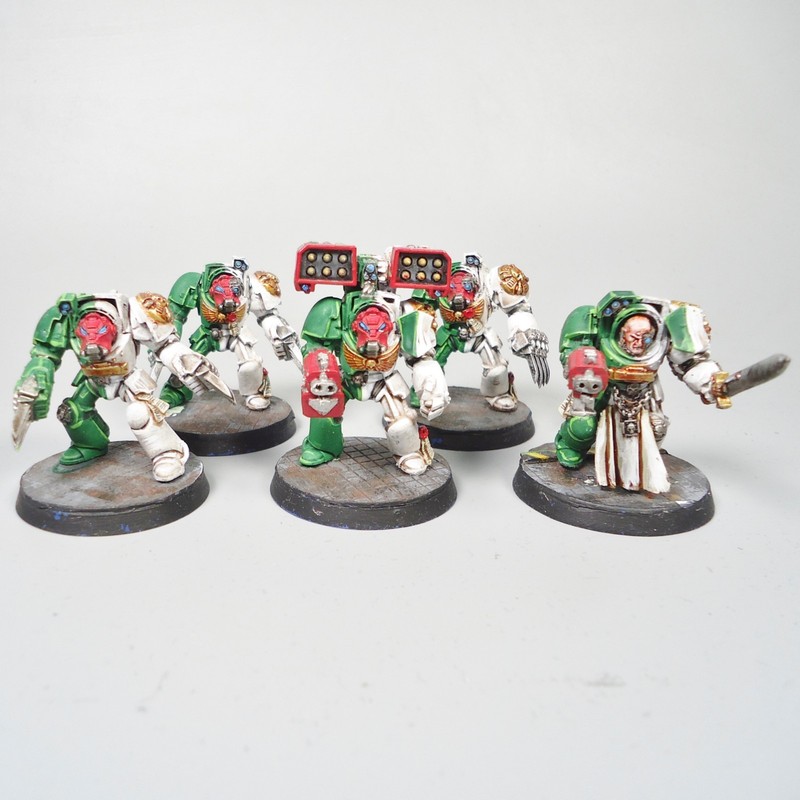Dark Angels - Terminator Squad Painted - Warhammer 40k - Army - Space Marines