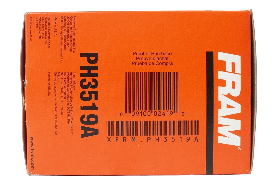 FRAM Replacement HD Oil Filter Fits 1990-1997 GMC C-Series Topkicks Part PH3519A - Image 4 of 4