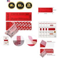 Tamper-Evident Security Stickers Labels Tamper-Proof Transfer Labels 100pcs
