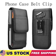 Phone Holster for iPhone 17 16 16E 15 14 13 Pro Max Belt Clip Pouch Nylon Case