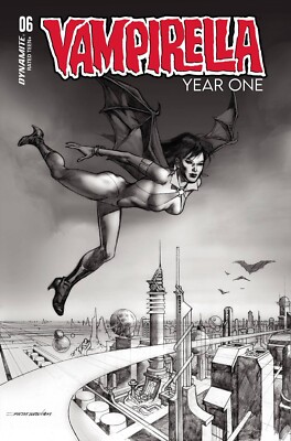 Vampirella Year One #6 cover F Kevin Nowlan 1:10 variant 2023 Dynamite