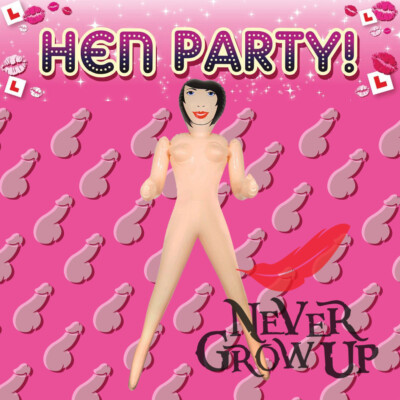 5 FUSS AUFBLASBARE BLOW UP WEIBLICHE PUPPE Frauen Mann Mädchen Henne Do Hirsch Nacht Party Geschenk