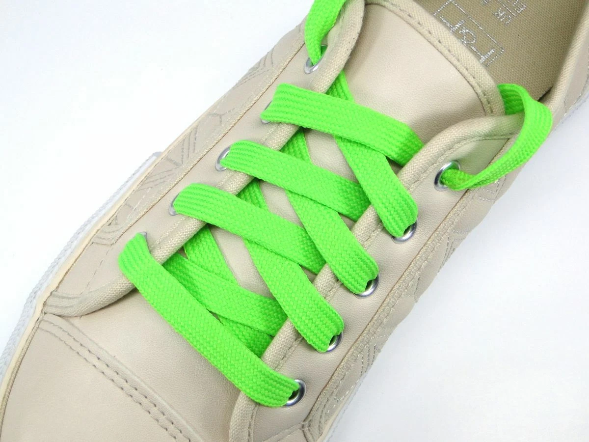Lime green shop shoelaces near me