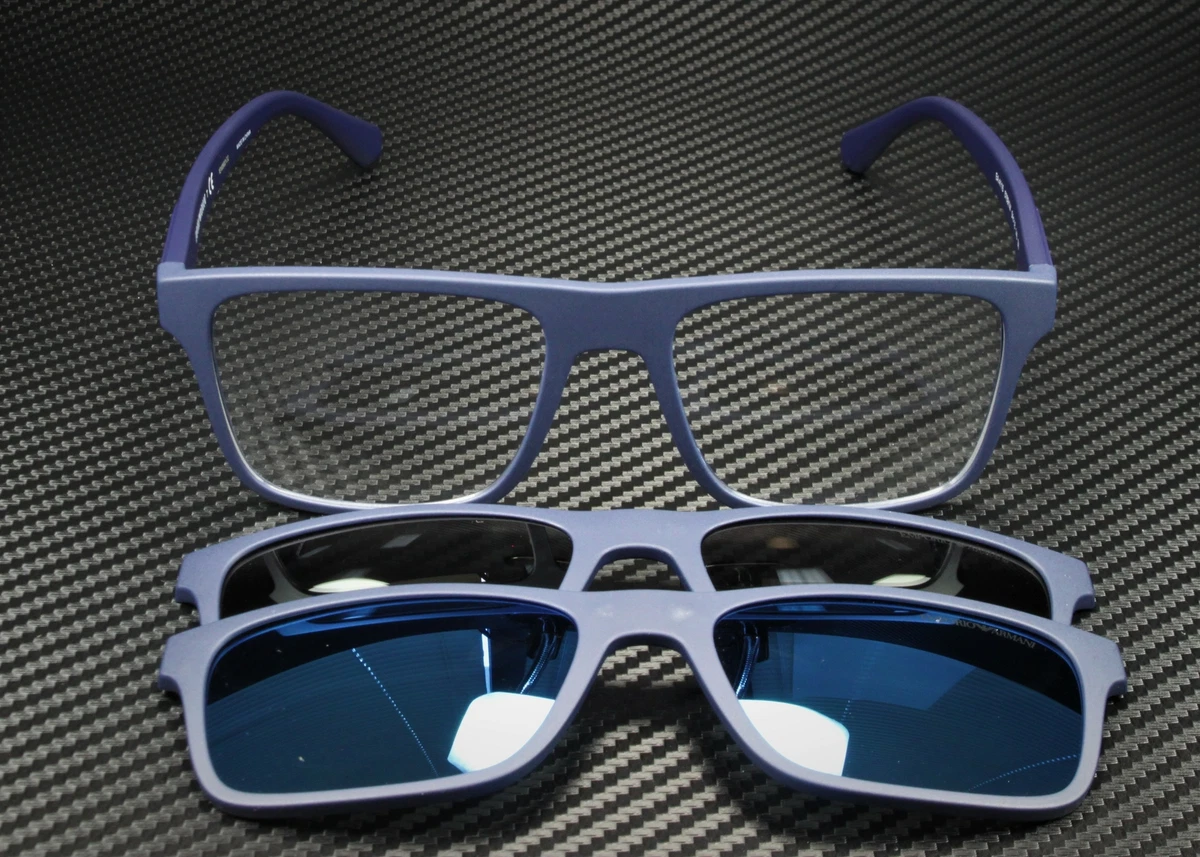 Emporio armani glasses clip on cheap