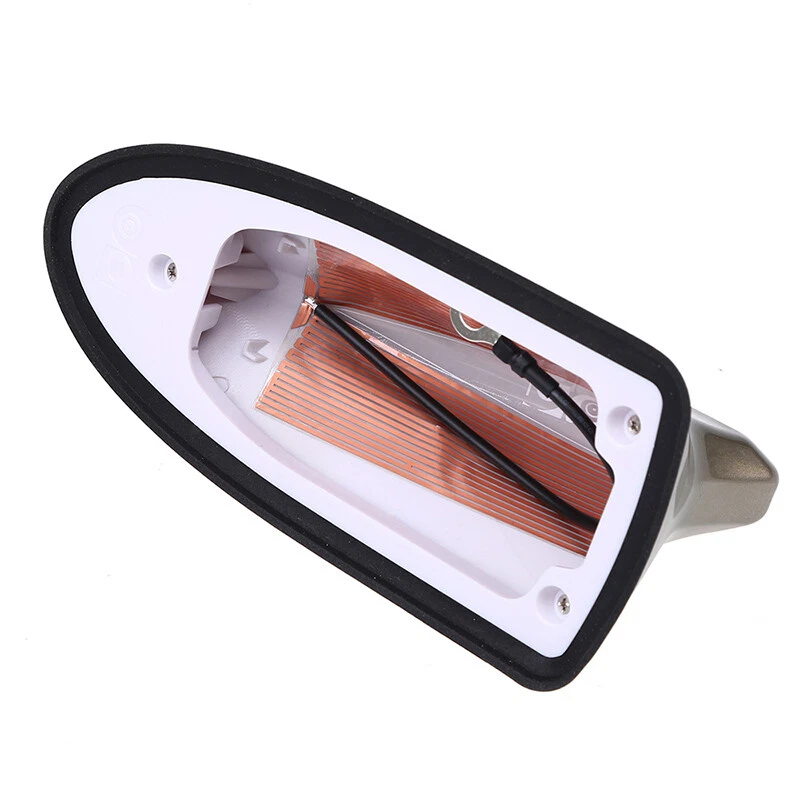 Antena Automática Estilo Aleta de Tiburón Universal Impermeable Techo AM/FM Radio Antena Foto 4 de 4