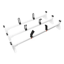 Steel Ladder Roof Racks Cargo Carrier Luggage For 2015-on Ford Transit,White