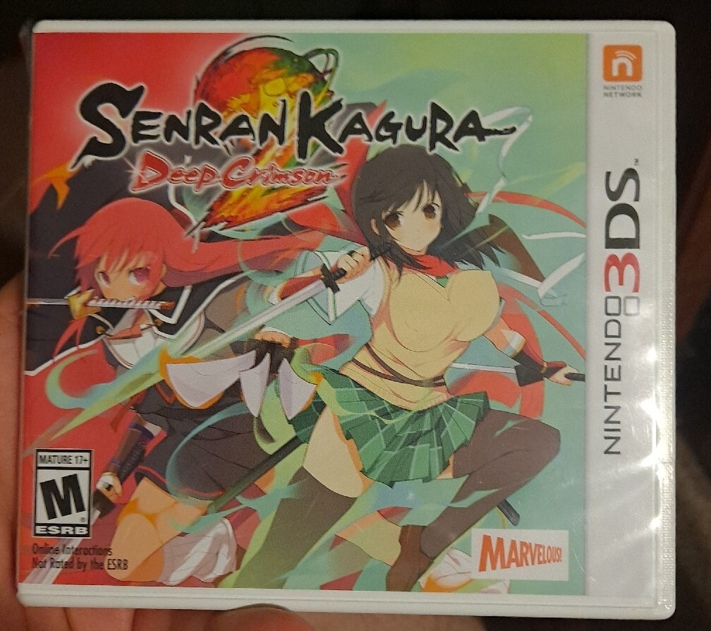 Senran Kagura 2: Deep Crimson Case & Manual 