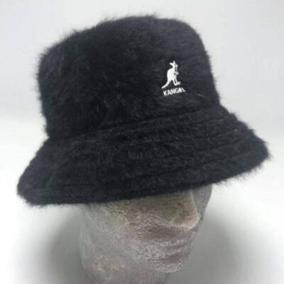 Men's Kangol Black Lahinch Furgora Casual Bucket Hats NWT & | eBay