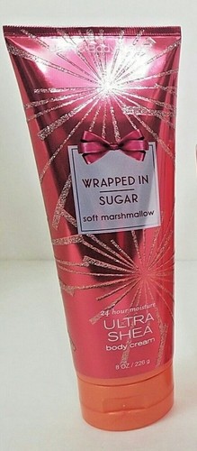 NEW! Bath & Body Works Enriched Body Cream ~WRAPPED IN SUGAR~MINT~RARE HTF 8 OZ - Picture 3 of 6