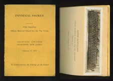 Officer Material School Pay Corps Princeton University 1919 Photo & Autographs