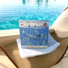 Sunbrava Swim Thru Rings, Includes 3 Rings, 25-piece set, ages 3+