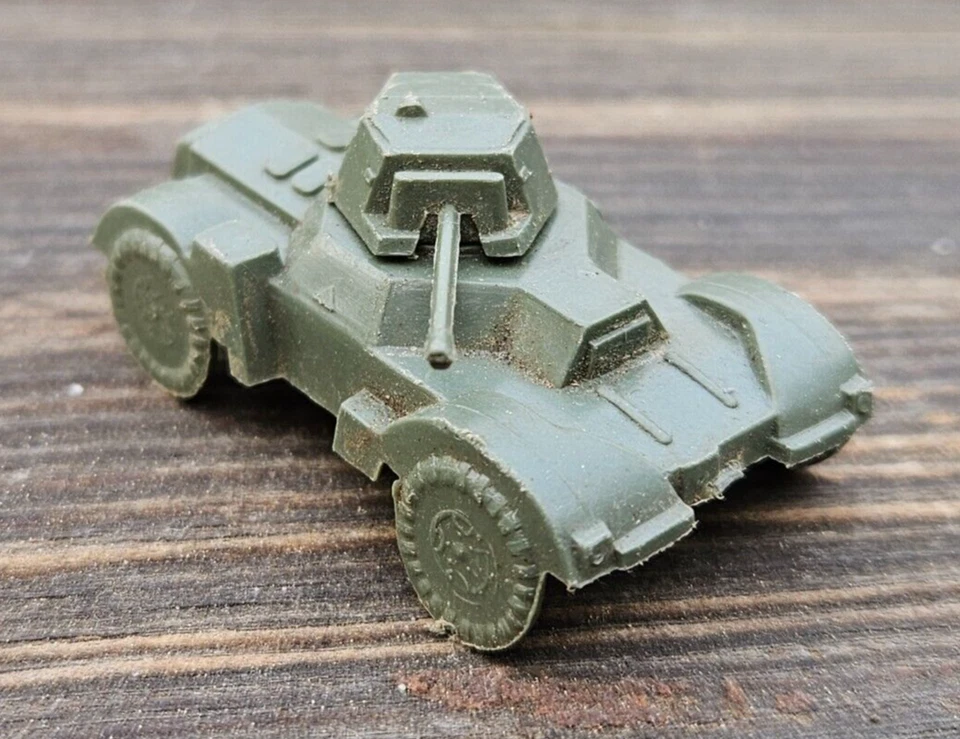 De colección MPC Mini Vehículo Militar Segunda Guerra Mundial Juguete de Plástico Gran Bretaña Recon Scout Tanque Foto 2 de 4