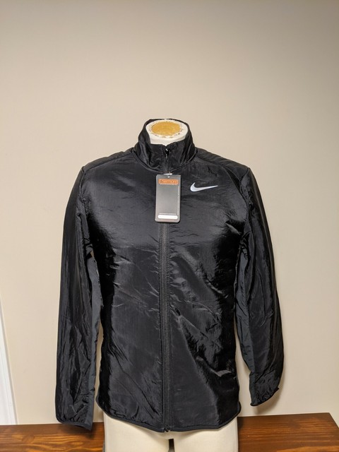 nike reflective jacket black