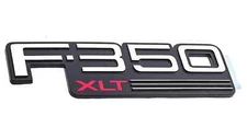 (1 New ) 1992-1997 F-350 XLT FENDER EMBLEM BADGE LOGO RH OR LH F2TZ-16720-J