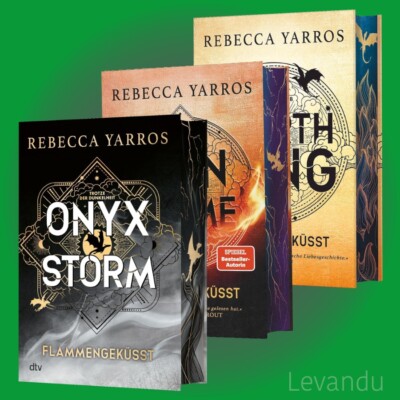 FLAMMENGEKÜSST - BAND 1-3 | REBECCA YARROS | inkl. Onyx Storm - Deluxe-Ausgaben