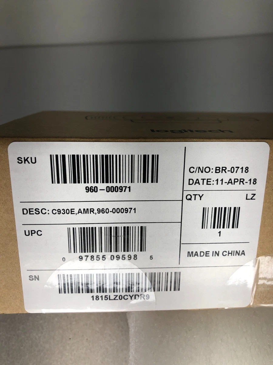 Logitech Business Webcam C930e HD 1080p New eBay