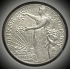 1915-S United States Panama Pacific Commemorative Half Dollar SILVER