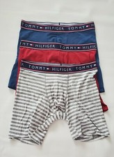 Tommy Hilfiger 3 Pack Cotton Boxer Briefs E1603 Mens Size M