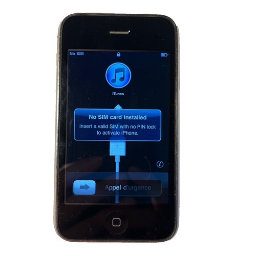 Apple iPhone 3G 16GB Black Wi-Fi iOS 3.5 in Screen 2 MP Camera | eBay