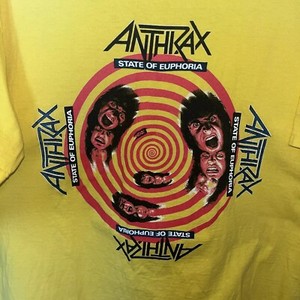 Anthrax State of Euphoria Shirt | eBay