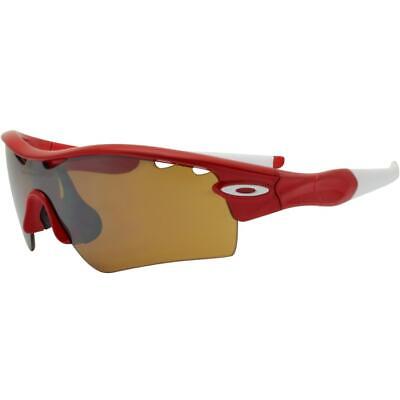 Oakley Custom Radar Path Team Red Tungsten Iridium Vented Mens Sports  Sunglasses