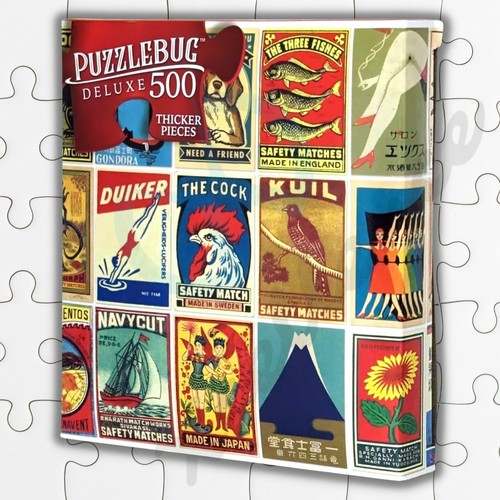 Puzzlebug Deluxe Vintage Matchboxes Jigsaw Puzzle 500 Thicker Pieces eBay