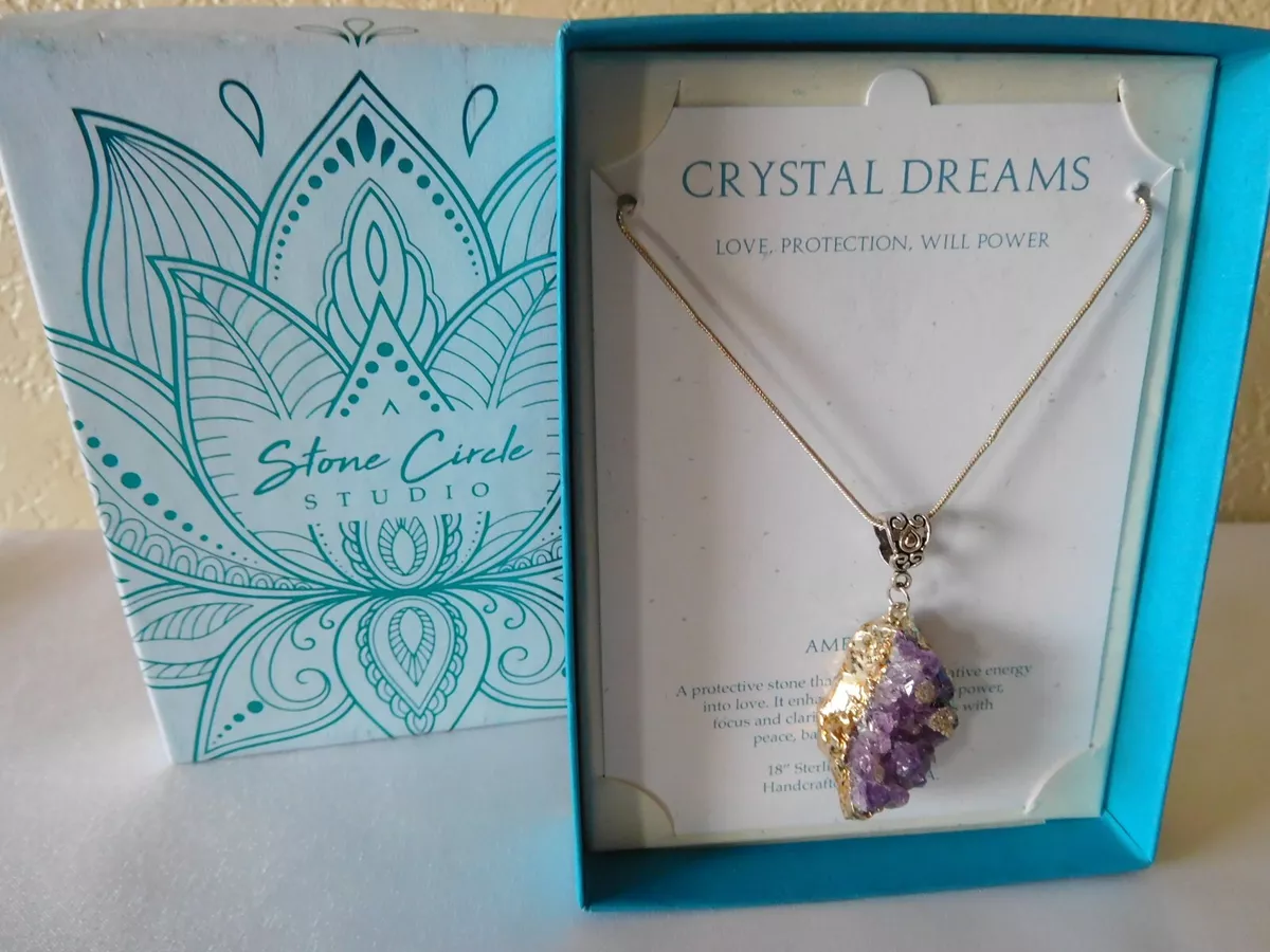 Ebay amethyst necklace deals
