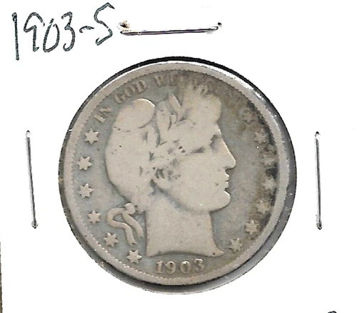 1903-S Barber Half : Good +