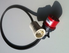 Perilex Adapter 16A CEE Stecker / 16A PERILEX Kupplung  / 1 Meter HO7RN 5X1,5