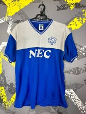 Everton Retro Replicas football shirt 1985 - 1986 Score Draw Mens Size L ig93