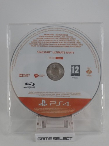 Singstar Ultimate Party Karaoke ps4 playstation 4 pal - Original Promo