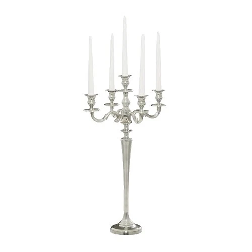 Candelabros de vela de plata de ley