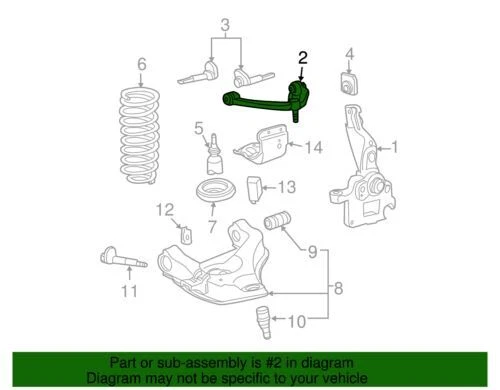 Conjunto de brazo de control de suspensión delantera genuino Ford Ranger 1998-2011 6L5Z-3085-BA Foto 2 de 2