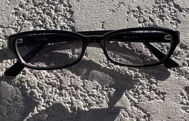 Emporio Armani EA 9774 807 Black Eyeglasses FRAMES ONLY 51 16 140 Made in Italy