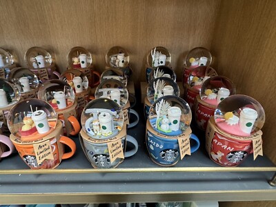 Starbucks Japan 2025 Collectible Snow Globe & Mug-ALL AVAILABLE