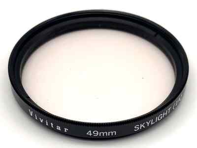 Filtre Photo Genaco 49 Mm Skylight 1A – Correction De Couleur Pour Appareil Argentique/numérique
