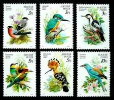 Endangered Birds Hungary Scott # 3224- 3229 Mint NH Complete 1990 Set of 6 stamp