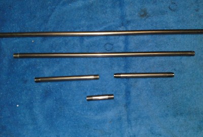 EDELSTAHL LANZENROHRE ROHR 1/4 BSP AUSSENGEWINDE 400 BAR VERSCHIEDENE LÄNGEN
