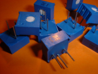10x 500 Ohm Trimmer Bourns 3386I liegend Trimmpoti