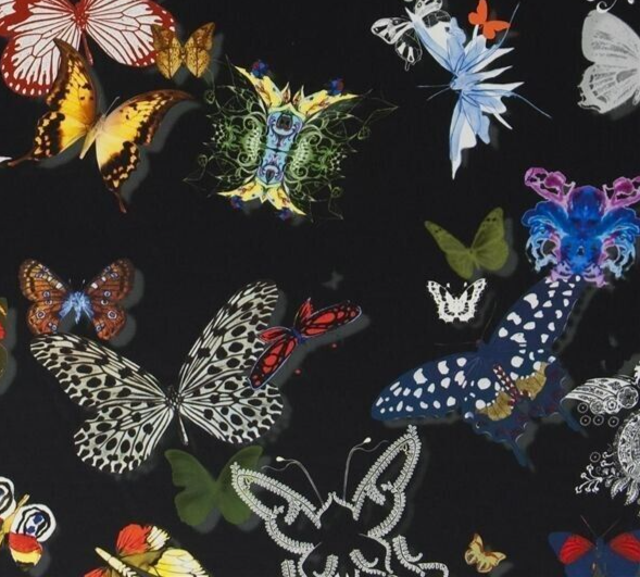 Designers Guild Fabric 'BUTTERFLY PARADE OSCURO' 2.4 METRES Christian