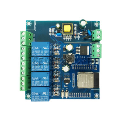 AC/DC ESP32 WIFI Bluetooth BLE 4-way Relay Module ESP32-WROOM Development Board-