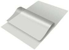 5 A4 sticky back Heat Seal Gloss Laminate Pouches - 75 + 75 microns