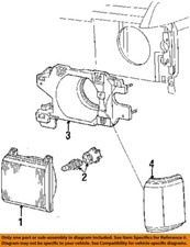FORD OEM-Headlight Headlamp Bulb E5LY13N021A