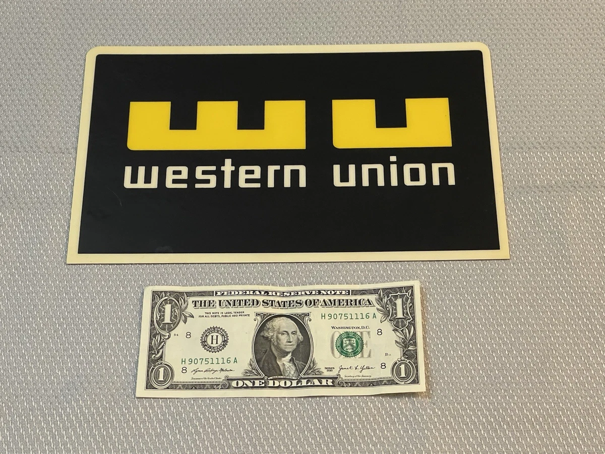 western union sign products for sale | eBay