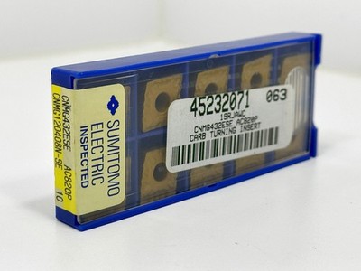 Sumitomo CNMG432ESE CNMG120408N-SE | New Carbide Inserts | Grade AC820P | 10pcs